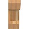 Ekena Millwork Traditional Slat Rough Sawn Bracket w/ Offset Brace, Western Red Cedar, 8"W x 20"D x 20"H BKT0806X20X20TRA06RWR - alternate 3
